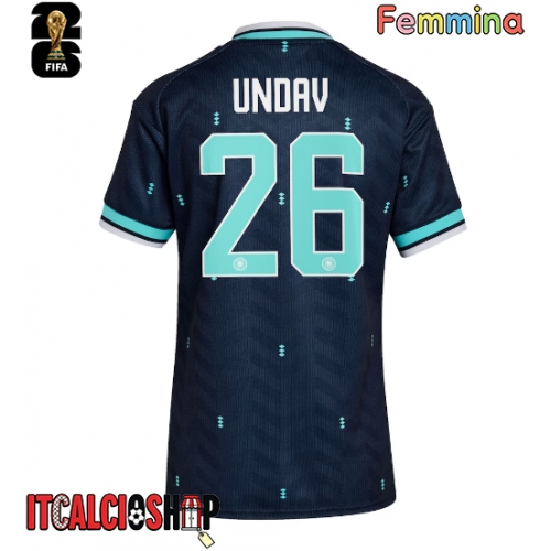 Germania Deniz Undav #26 Seconda Maglia Femmina Mondiali 2026 Manica Corta